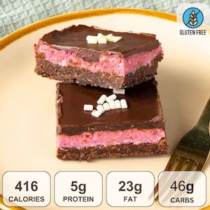 Classic Breakfast & Snacks: RASPBERRY & COCONUT SLICES (2x100g)