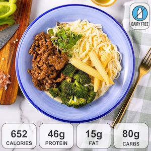 Classic Menu: FRAGRANT BEEF WITH UDON NOODLES