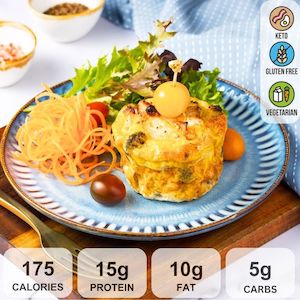 Keto Menu: KETO CARAMELISED ONION FRITATTA