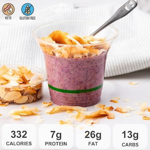 Keto Menu: KETO BLUEBERRY CHIA CUP