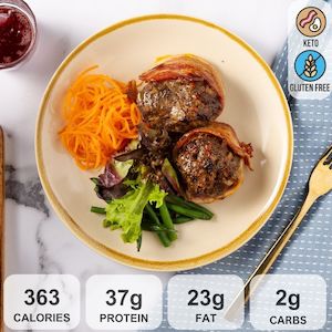Keto Menu: KETO BEEF MEATBALLS (2x130g)