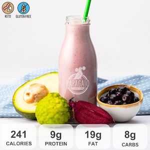Juices Smoothies: KETO BLUEBERRY PROTEIN SMOOTHIE