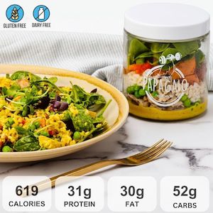 Healthy Meal Jars 1: CURRIED CHICKEN & BROWN RICE JAR