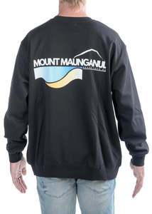 Frontpage: MT | Black Crewneck | Original Logo | Adults