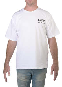 MT | White T-Shirt | Original Logo | Adults