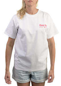 PAP | White T-Shirt | Pink Logo | Adults