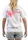 MT | White T-Shirt | Pink Logo | Adults