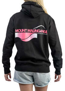 MT | Black Hoodie | Pink Logo | Adults