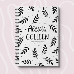 '21 Years' Birthday Keepsake Book - Personalised