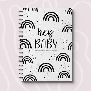 Hey Baby Baby Milestone Keepsake Book: 'Hey Baby' Baby Milestone Book