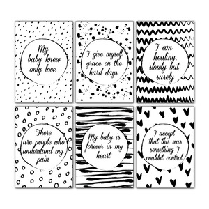 Products: Free Printable Baby Loss/Miscarriage Affirmation Cards