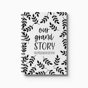 Letter Memory Books: Our Grand Story: A Grandparent Keepsake Memory Book