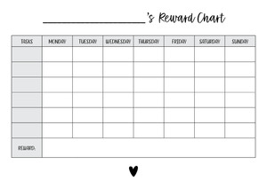 Free Printables: Free Kids Reward Chart: Printable Behaviour and Routine Chart