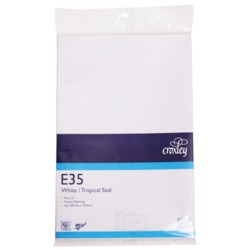 E35: Croxley envelopes E35 tropical seal non window white pack 25