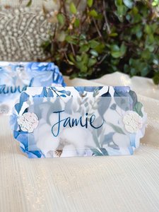 Products: TBR - Premium Vellum & Wax Name Cards - Paper Pyaar - Paper Stationery and Signage