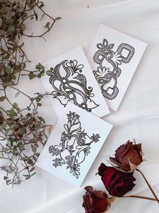 Products: Mehandi Minis Gift Cards - Paper Pyaar - Paper Stationery and Signage