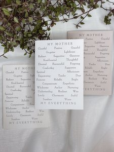 Products: Mother's Day Card - simple serenade - Paper Pyaar - Paper Stationery and Signage