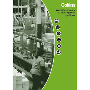 Stationery Account Books: Workplace Injury & Invest Reg Collins