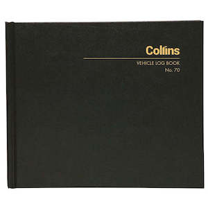Stationery Account Books: Collins Vehicle Log Book No70