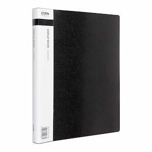 Stationery Filing Display Books: Display Book 40 Pkt Blk