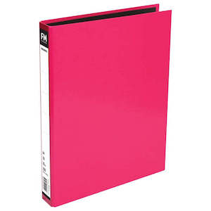 Stationery Filing Ring Binders: Ringbinder Fm A4 2/26 Vivid Pink