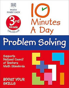 Non Fiction Educational: 10 Minutes A Day Problem Solving 3Rd Grade