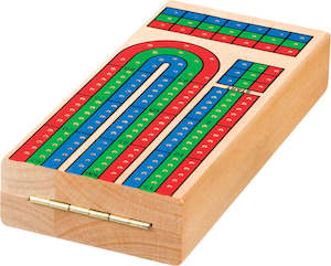Gifts And Toys Children Children Game: Triple Track Cribbage Board