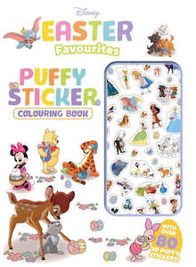 Easter Favourites Puffy Sticker Colouring Book