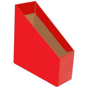 Stationery Filing Filing Accessories: Book Box Small Red Pk5
