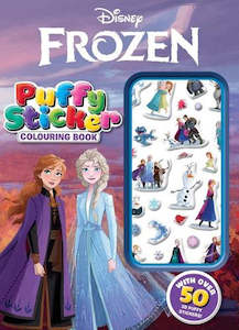 Fiction Children Activity: Frozen: Puffy Sticker Colouring Book (Disney)