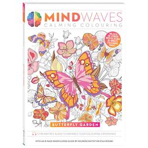 Mindwaves Calming Colouring - Butterfly Garden