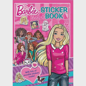 Fiction Children Activity: Barbie Sticker Book