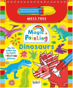 Fiction Children Activity: Bookoli Magic Water Painting Dinosaurs