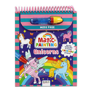 Fiction Children Activity: Bookoli Magic Water Painting Unicorns
