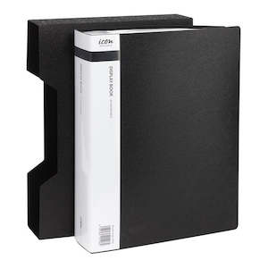 Stationery Filing Display Books: Okin A4 100 Pocket Display Book Black