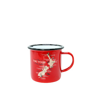 Enamel Mug Tiki Tour Red - Moana Rd