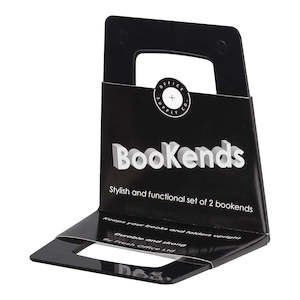 Stationery General Office Accessories: OSC  Bookend Set Black