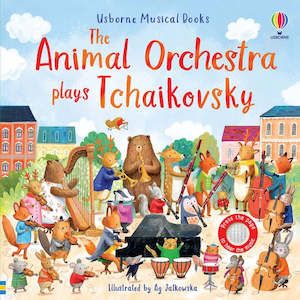 Fiction Board Books: The Animal Orchestra Plays Tchaikovsky