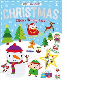 Christmas Books 1: Little Adventures Christmas Sticker Activity Book