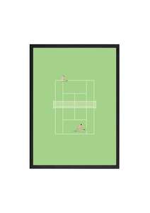 Silhouettes: Centre Court Tennis - Strawberry Matcha