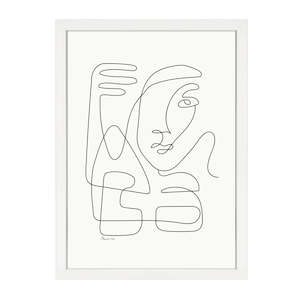 ABSTRACT FACES PRINT