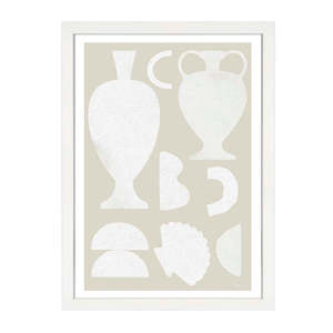 PAINTED OBJECTS PRINT NUDE