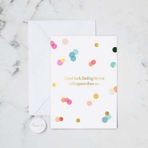 Funny Greeting Cards: GOOD LUCK FINDING BETTER