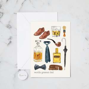 For Dad Cards: DAD ESSENTIALS GREETING CARD