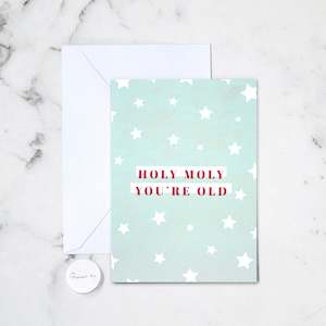 Funny Greeting Cards: HOLY MOLY GREETING CARD