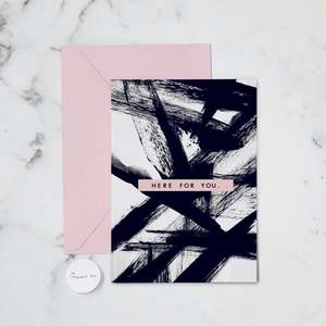 Sympathy Sorry Cards: HERE FOR YOU GREETING CARD