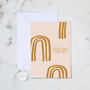 Sympathy Sorry Cards: RAINBOW GREETING CARD