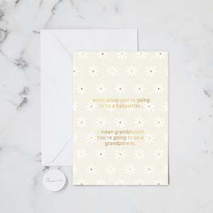 DAISY GRANDPARENT GREETING CARD