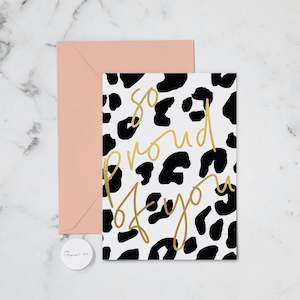 Celebrate Congratulations: SO PROUD OF YOU GREETING CARD