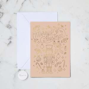Christmas Holiday Cards: NUTCRACKER GREETING CARD